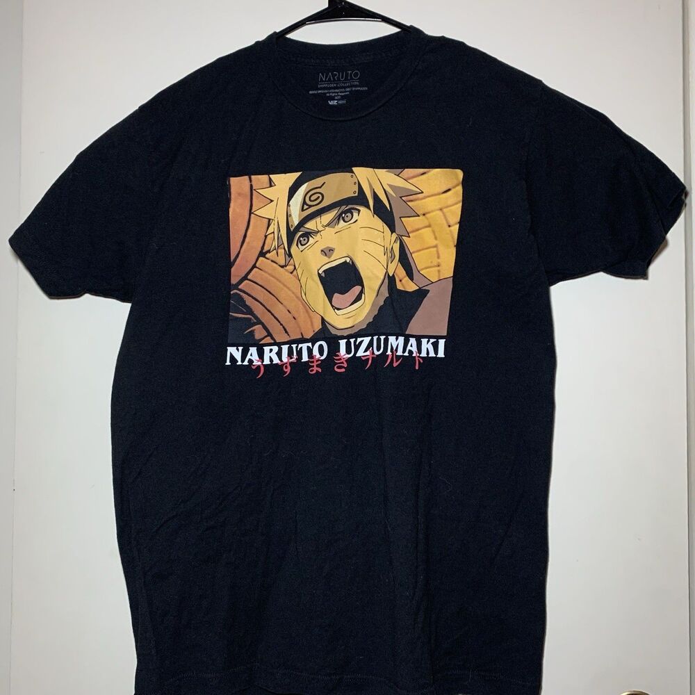 Naruto Uzumaki Shirt - Shippuden Collection- Size Large